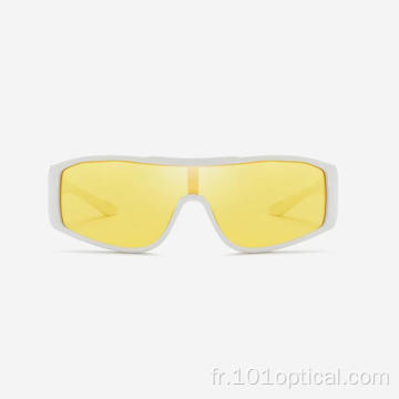 Lunettes de soleil angulaires de sécurité pour hommes PC ou CP